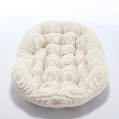 Rattan Hanging Egg Chair with Stand & Cushion - Boho Macrame Swing Chair for Indoor, Outdoor, Garden, Patio, Balcony Decor